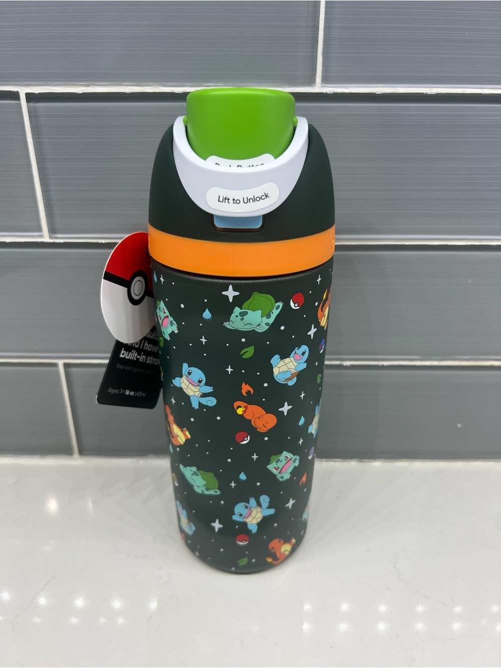 Owala x Pokémon Kanto Region Starters Insulated Water Bottle